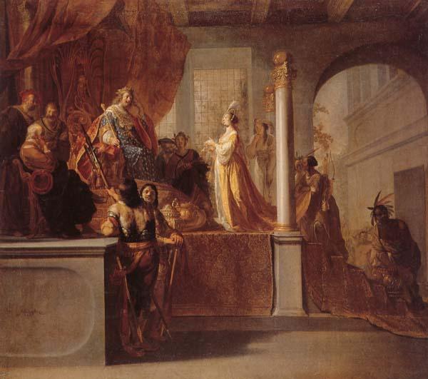 KNUPFER, Nicolaus The Queen of Sheba Before Solomon oil painting picture